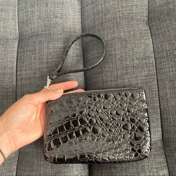Black clutch with zipper - Picture 1 of 1